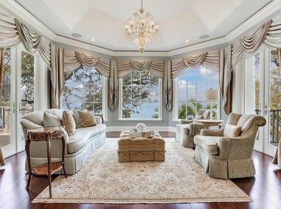 Extraordinary Estate Positioned on the Open Bay Along Davis Islands